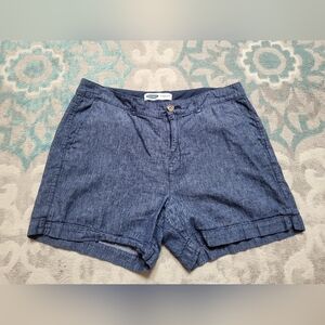 Old Navy Every Day Chino Shorts I. Dark Chambray